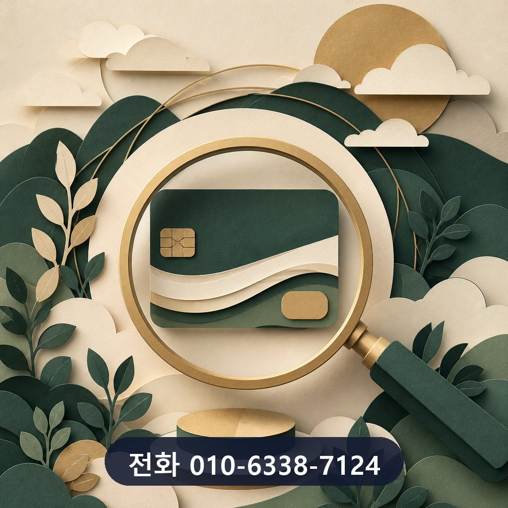 카드깡 업체 수수료 한도 확인 이미지