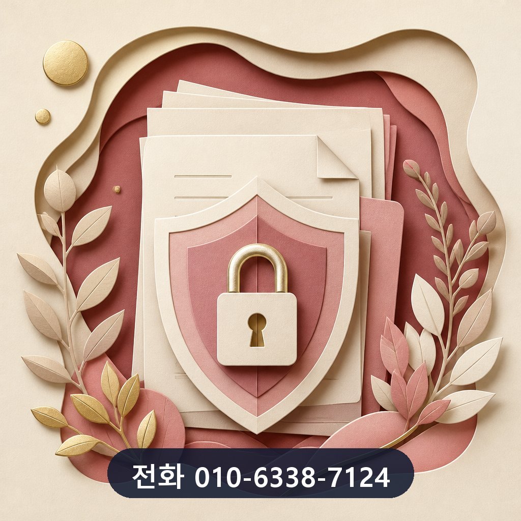 카드깡 업체 수수료 개인정보 보호 이미지